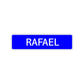 Rafael Street Sign Children Name Room Plate