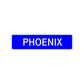 Phoenix Street Sign Children Name Room Plate
