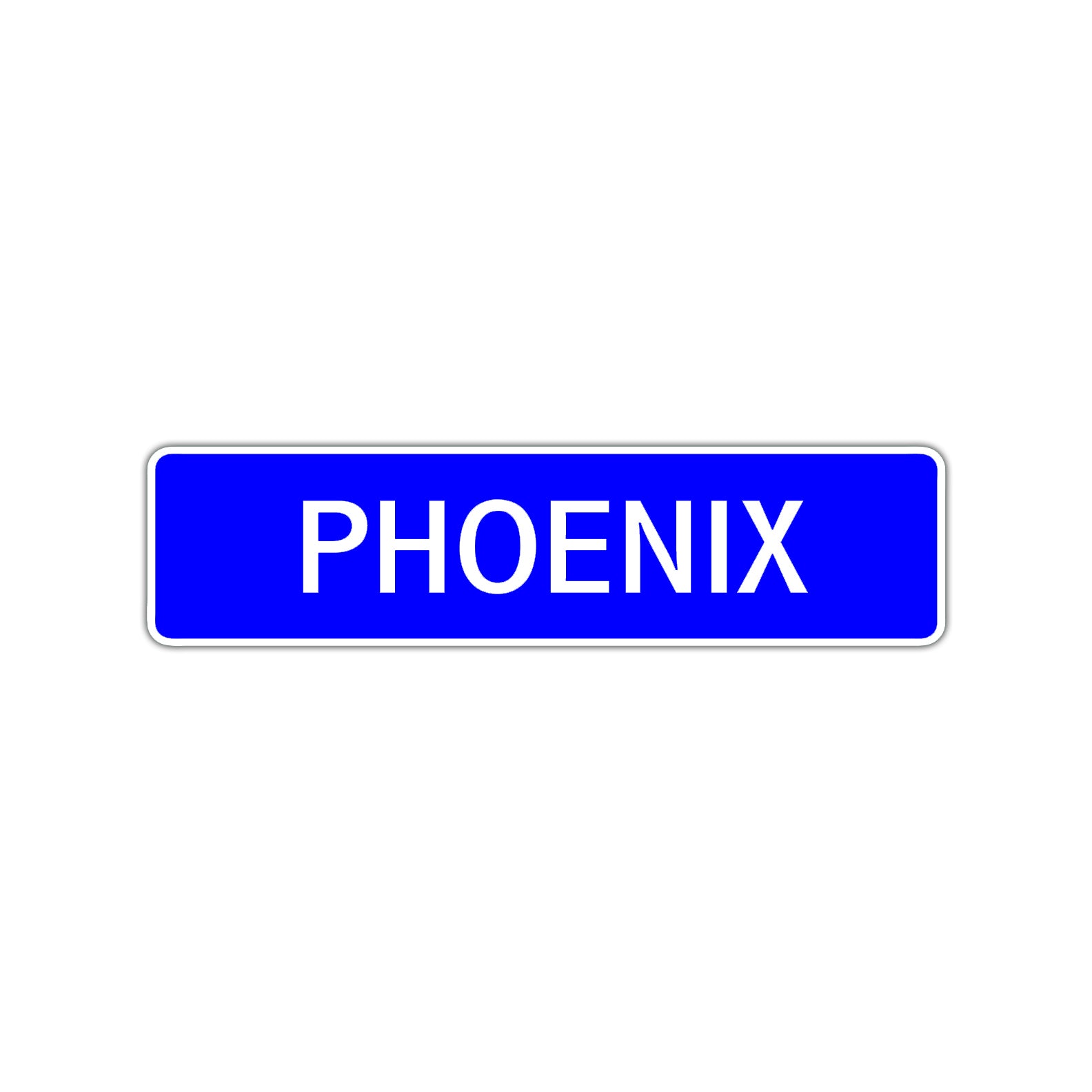 Phoenix Street Sign Children Name Room Plate