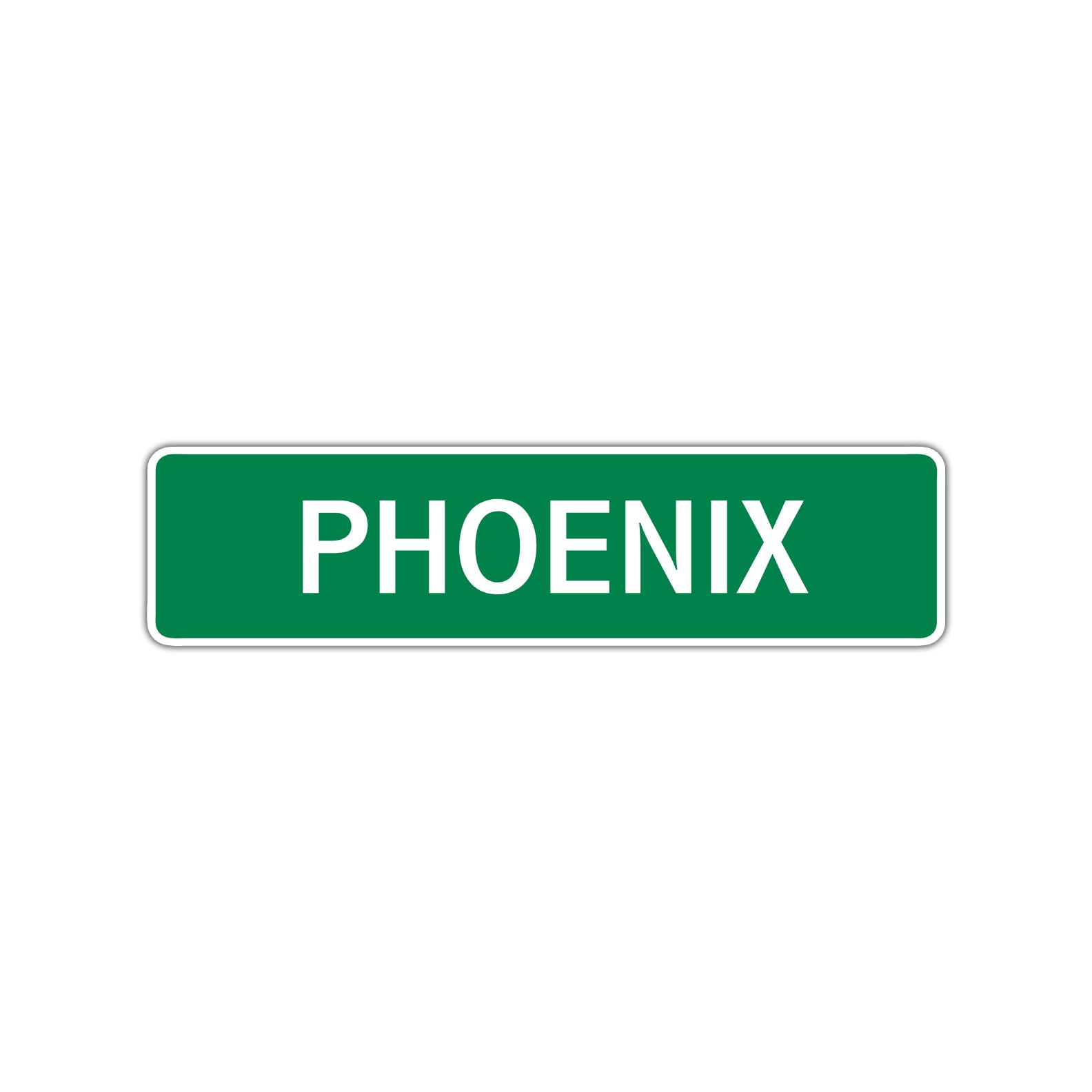 Phoenix Street Sign Children Name Room Plate