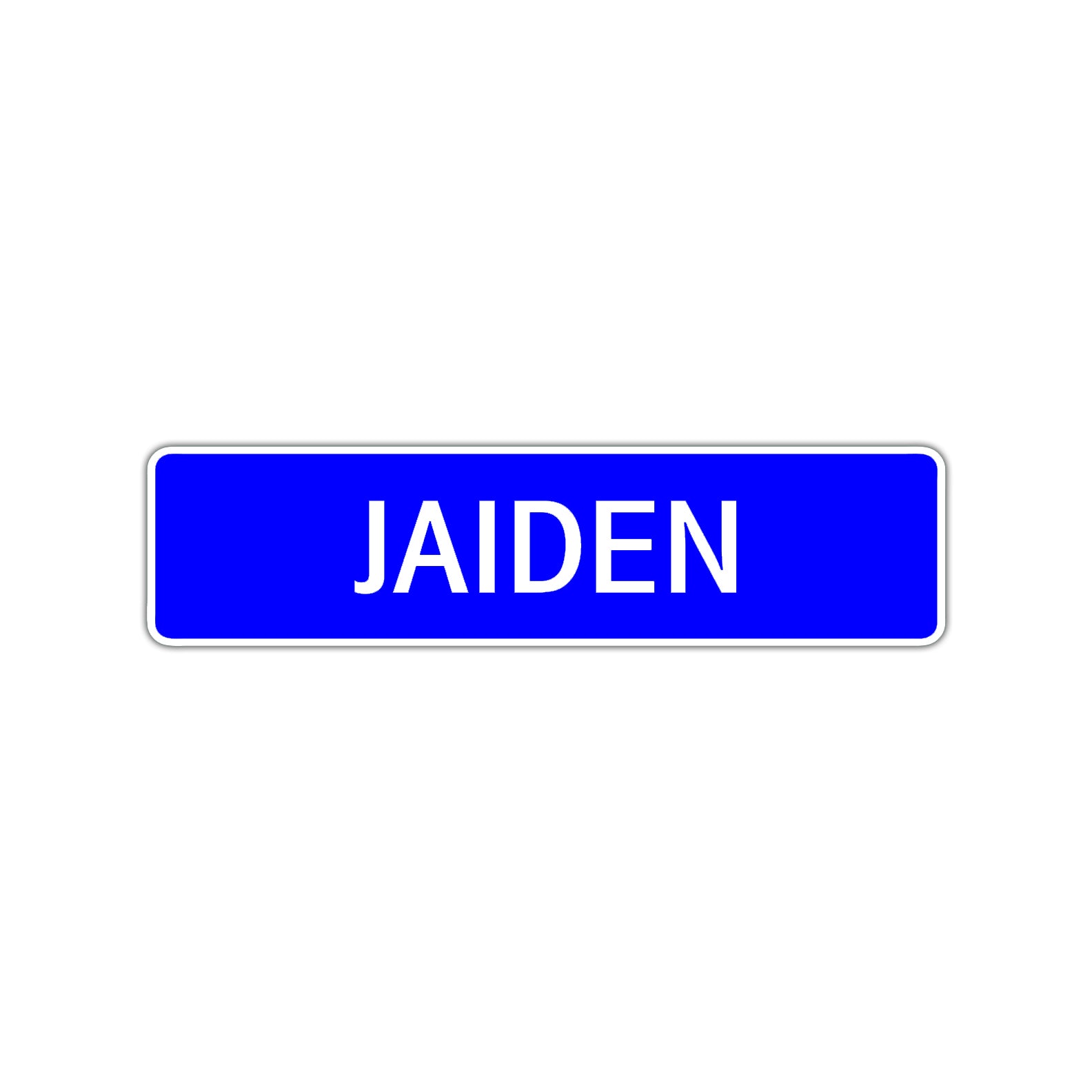 Jaiden Street Sign Children Name Room Plate