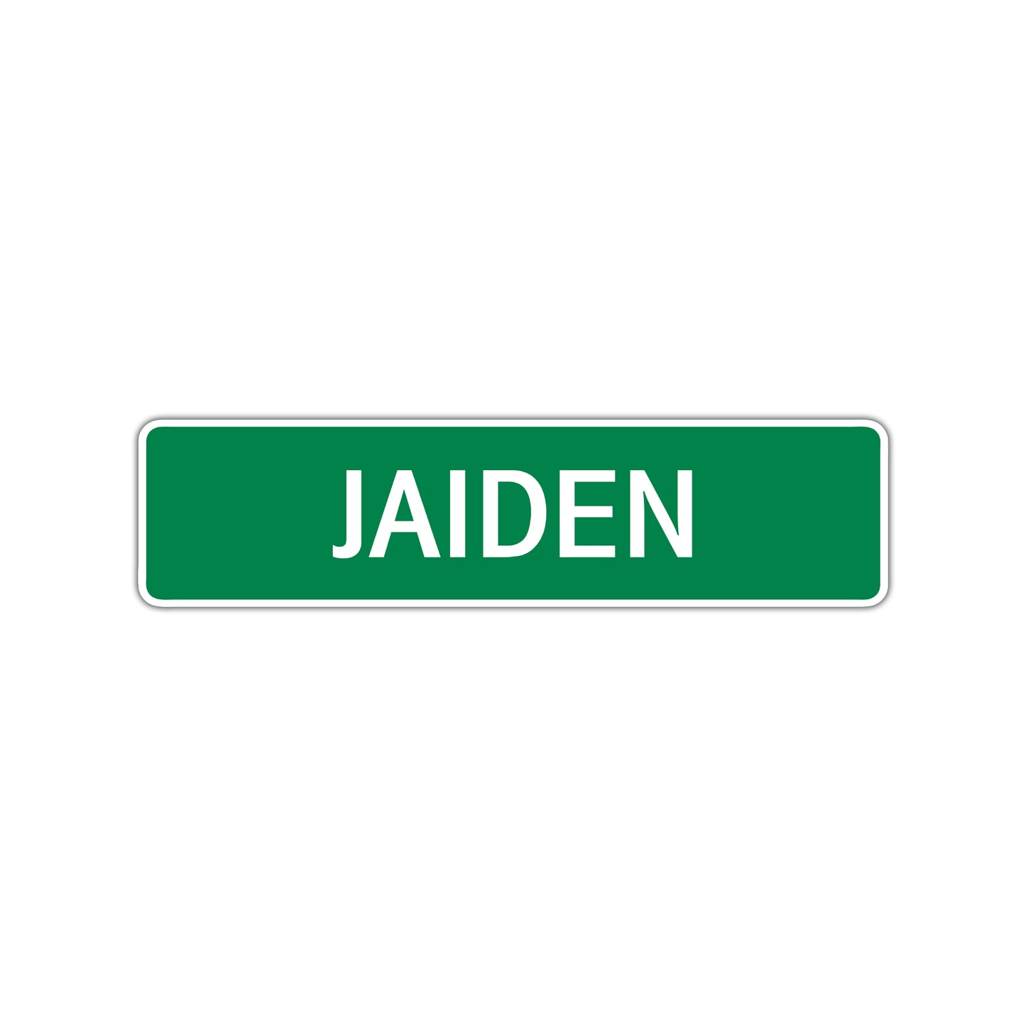 Jaiden Street Sign Children Name Room Plate