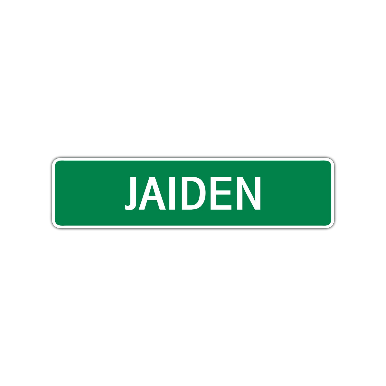 Jaiden Street Sign Children Name Room Plate