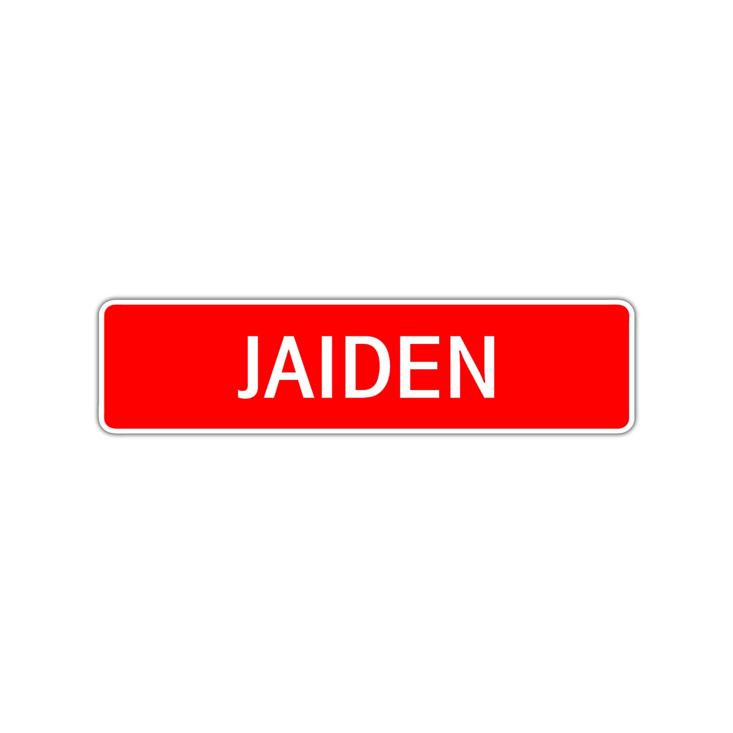 Jaiden Street Sign Children Name Room Plate