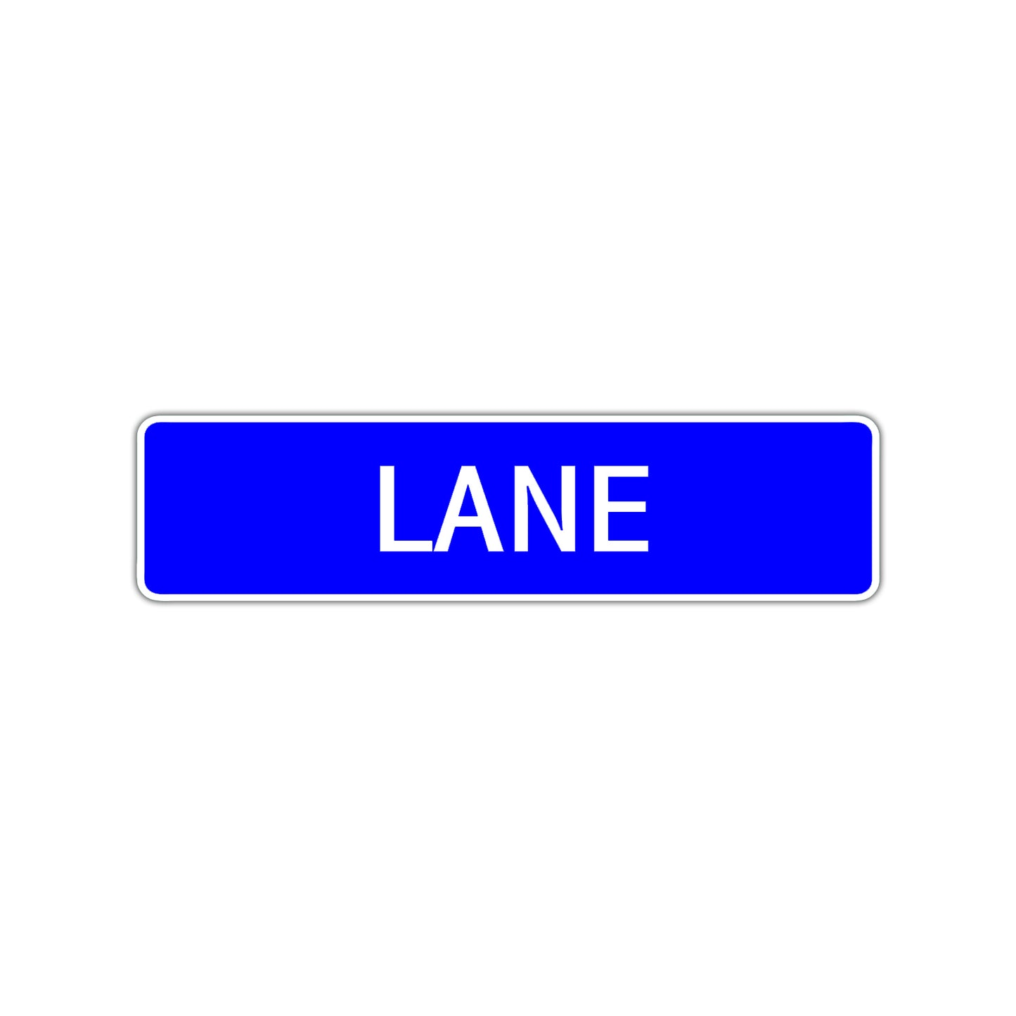 Lane Street Sign Children Name Room Plate
