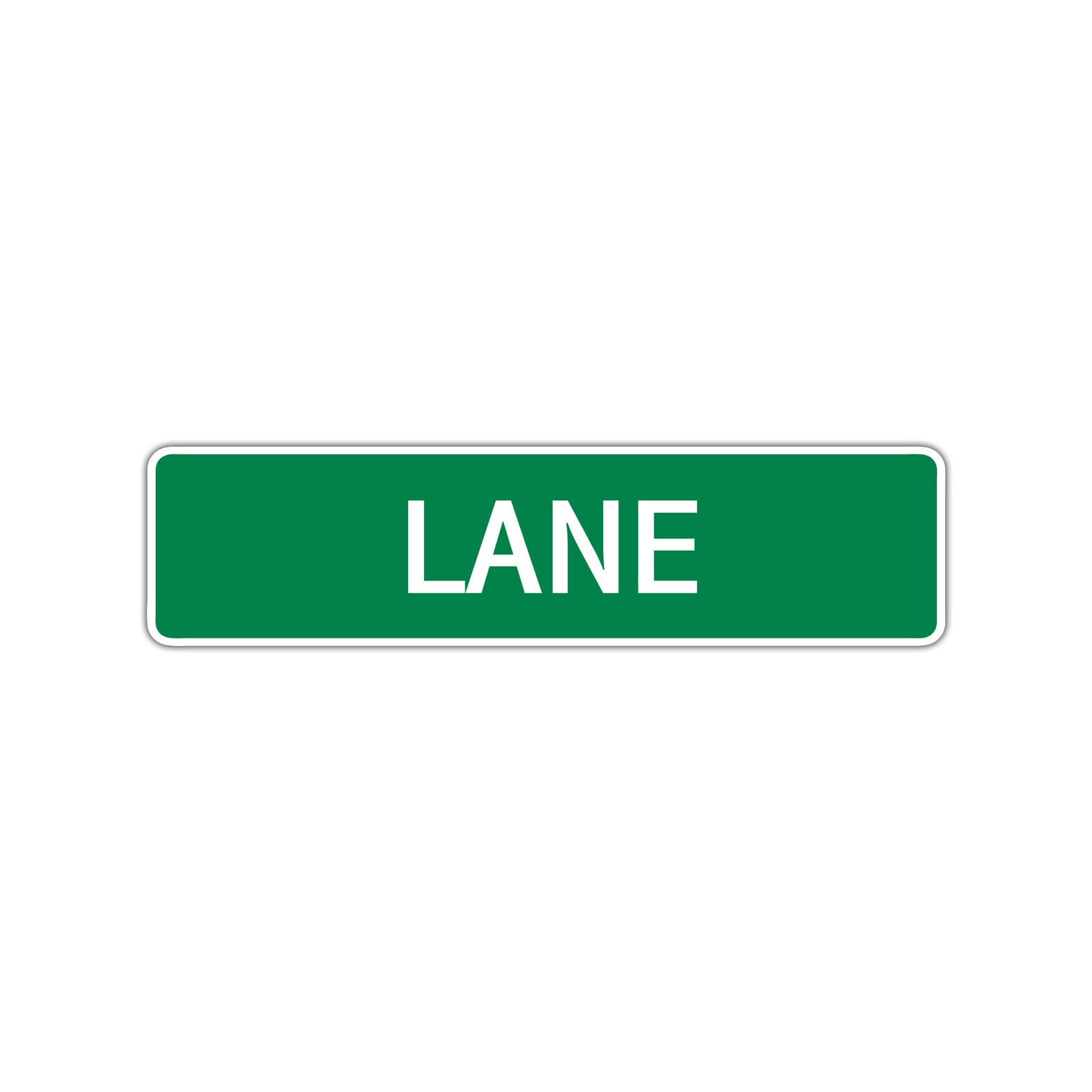 Lane Street Sign Children Name Room Plate