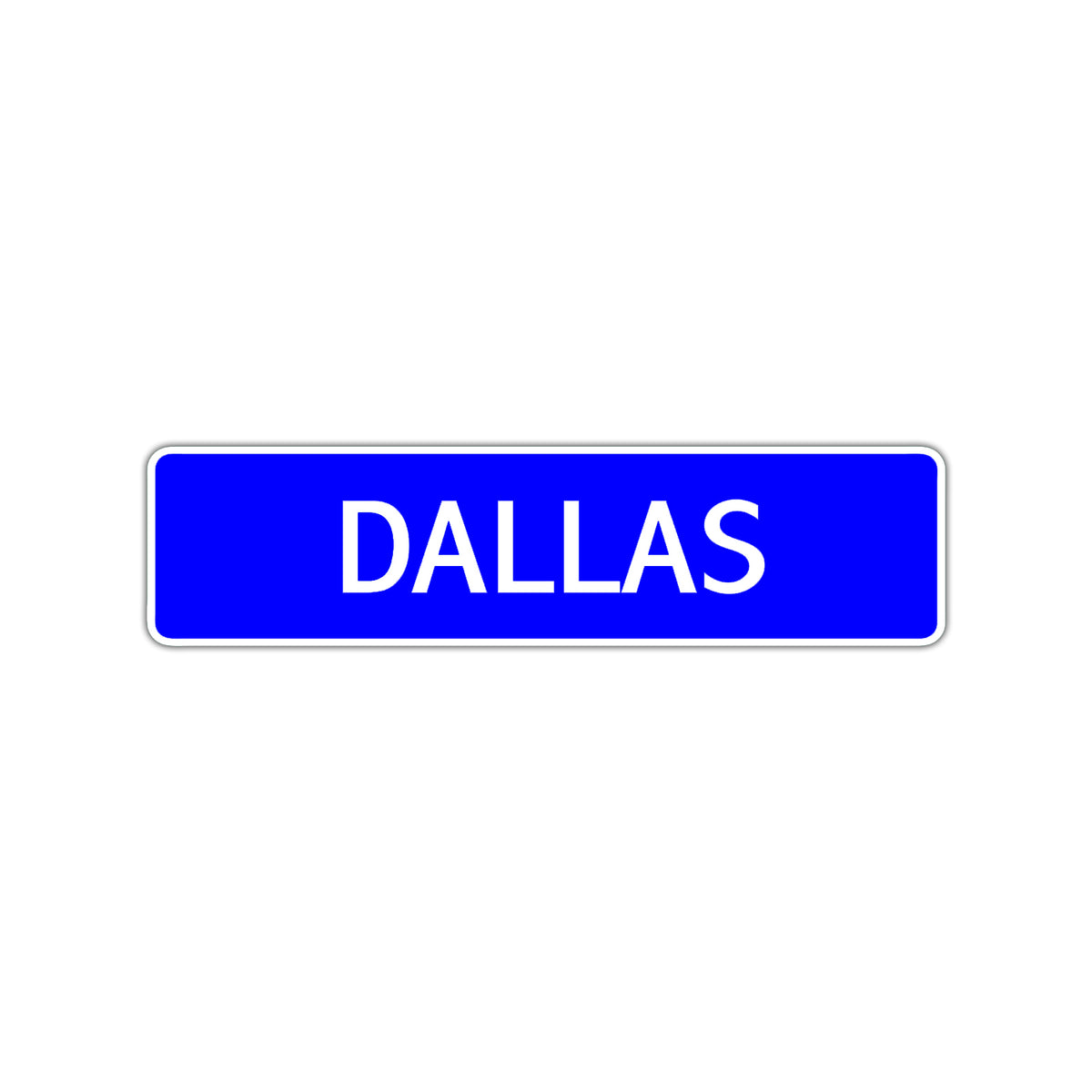 Dallas Letters Sign Dallas Street Sign Children Name Room Plate – Sign Fever