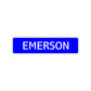 Emerson Street Sign Children Name Room Plate