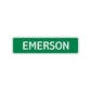 Emerson Street Sign Children Name Room Plate
