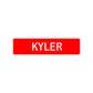 Kyler Street Sign Children Name Room Plate