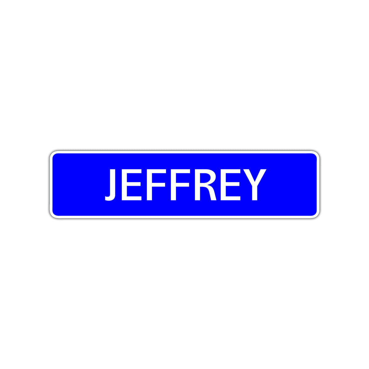 Jeff Sign Jeffrey Street Sign Children Name Room Plate – Sign Fever