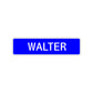 Walter Street Sign Children Name Room Plate