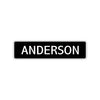 Anderson Street Sign Children Name Room Plate