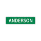 Anderson Street Sign Children Name Room Plate