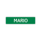 Mario Street Sign Children Name Room Plate