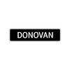 Donovan Street Sign Children Name Room Plate