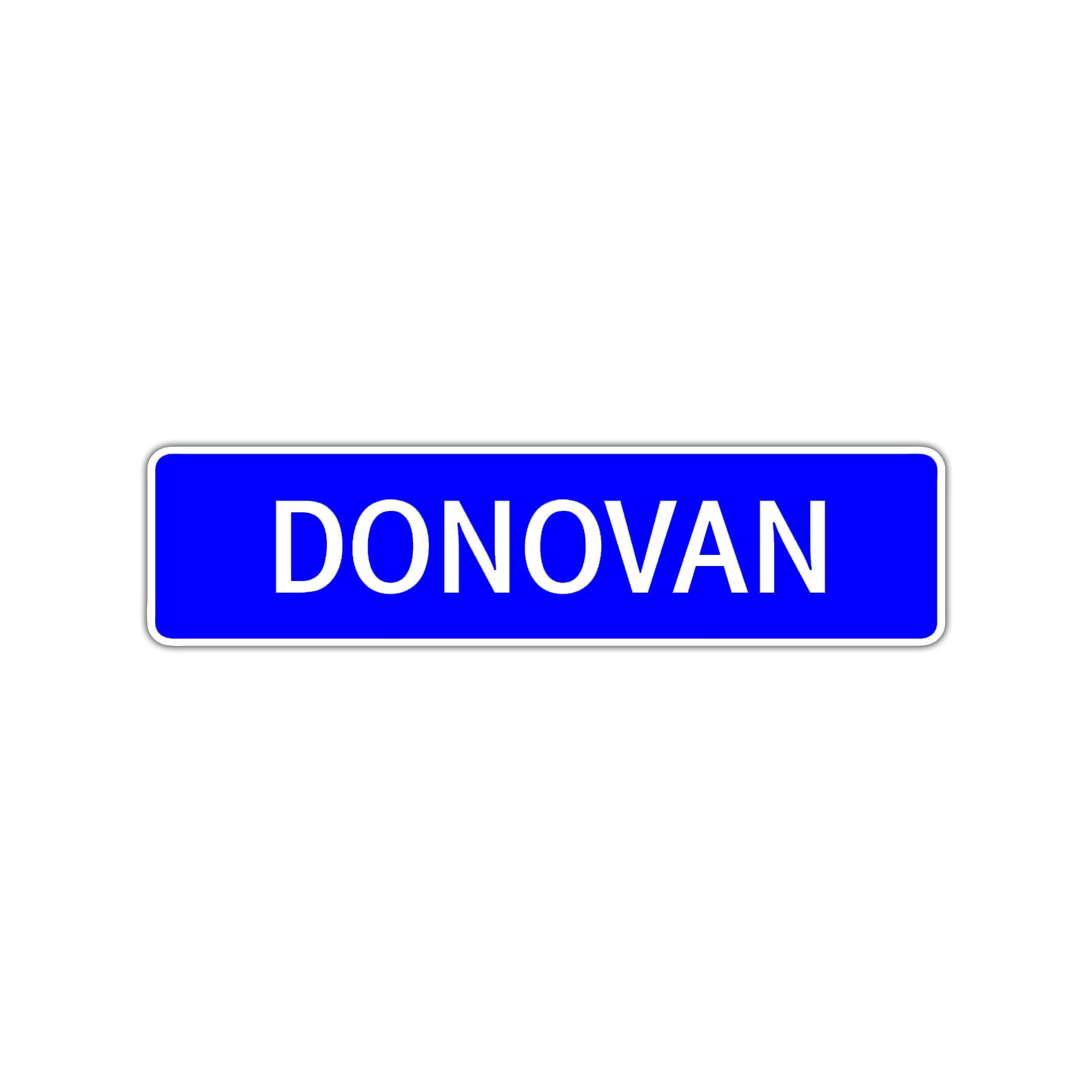Donovan Street Sign Children Name Room Plate