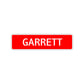 Garrett Street Sign Children Name Room Plate