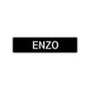 Enzo Street Sign Children Name Room Plate