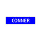 Conner Street Sign Children Name Room Plate