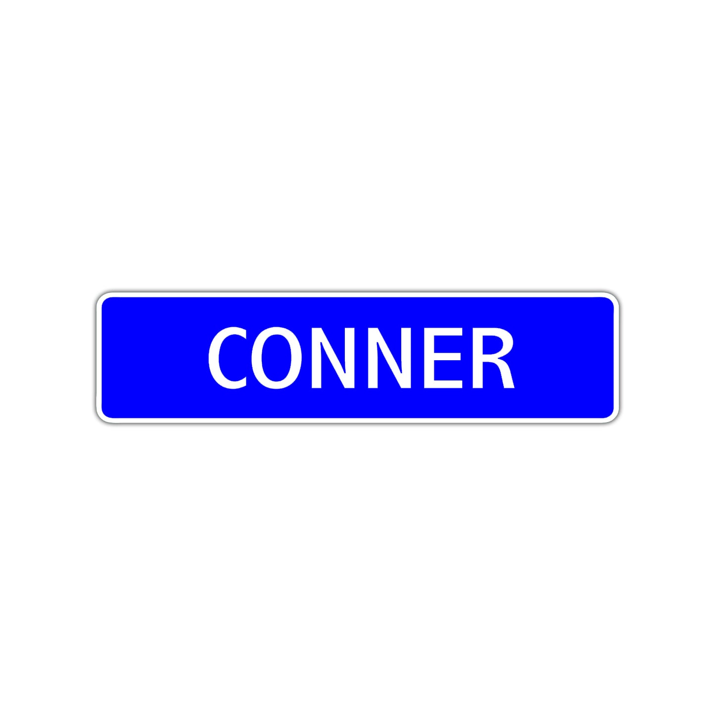 Conner Street Sign Children Name Room Plate