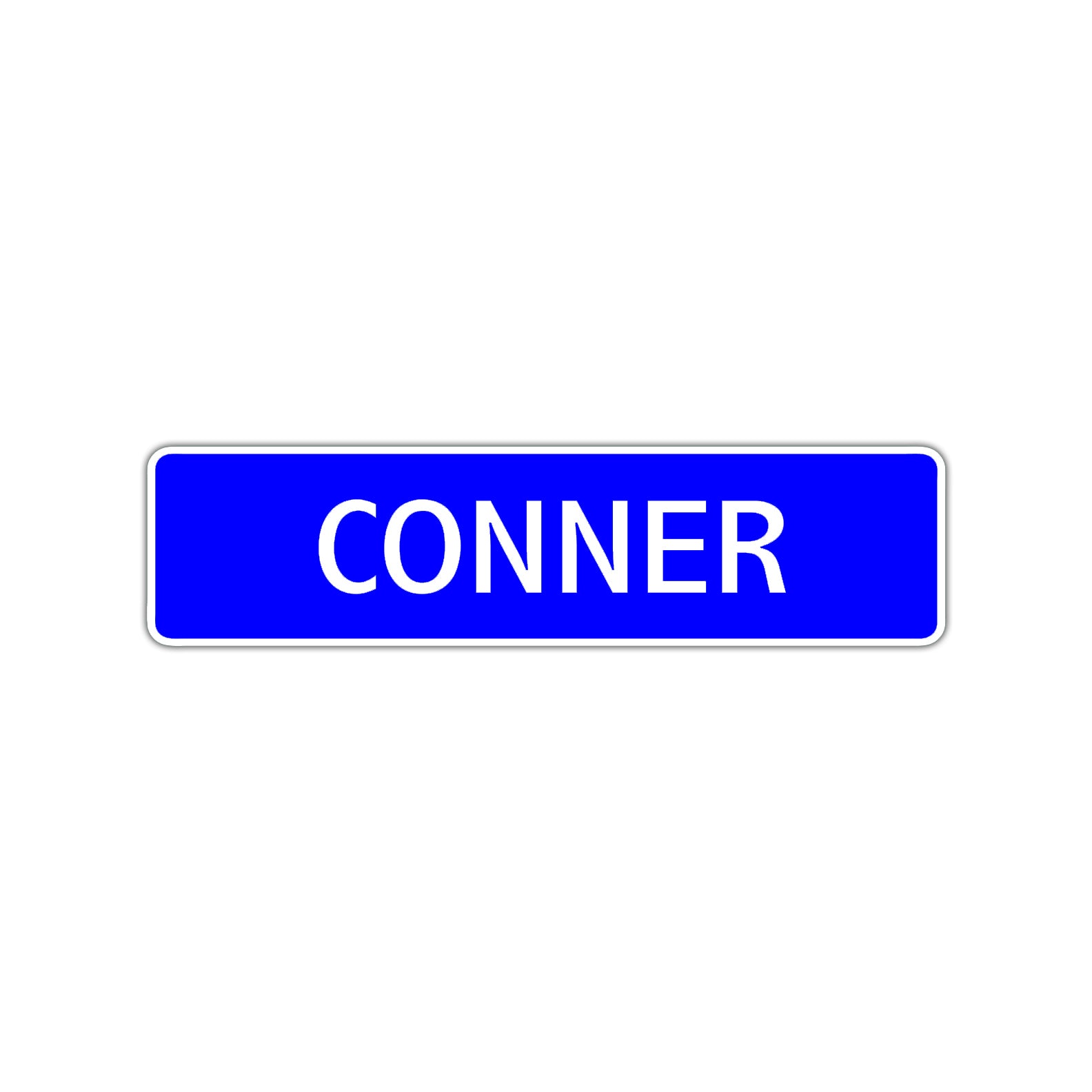 Conner Street Sign Children Name Room Plate