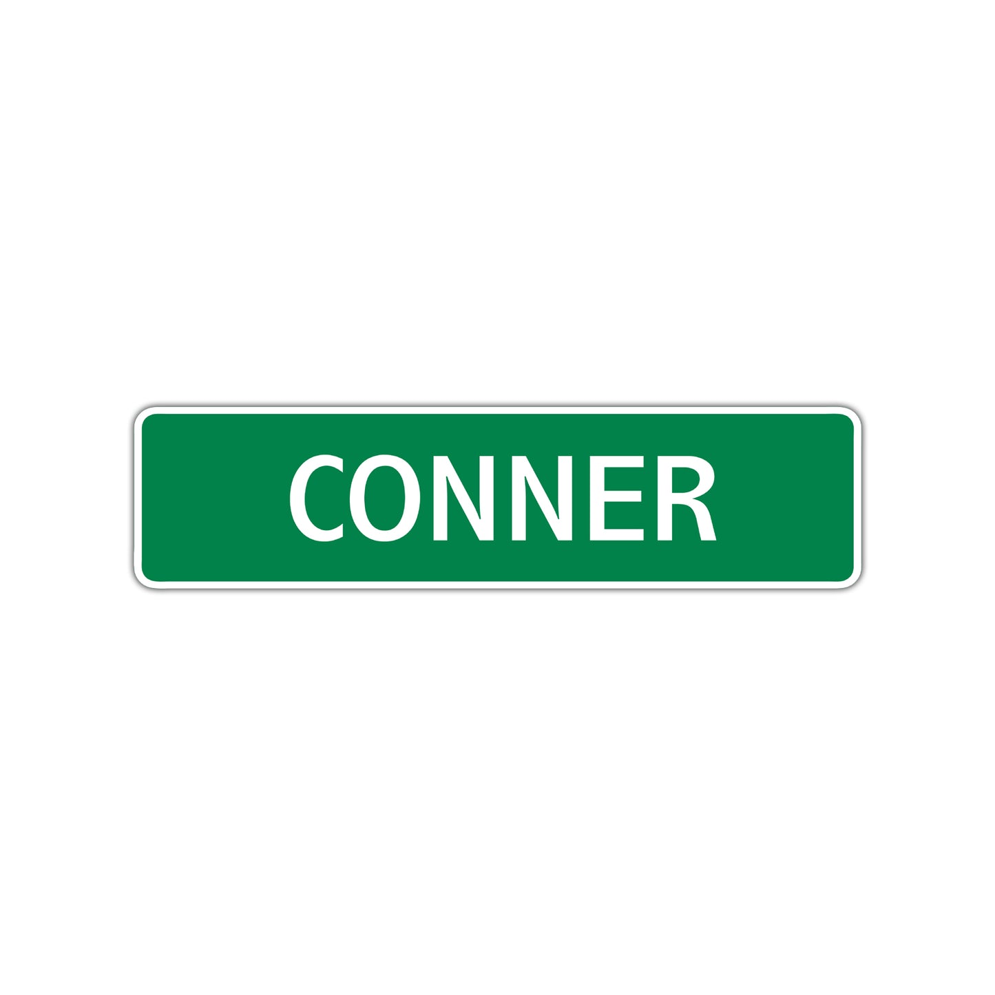 Conner Street Sign Children Name Room Plate