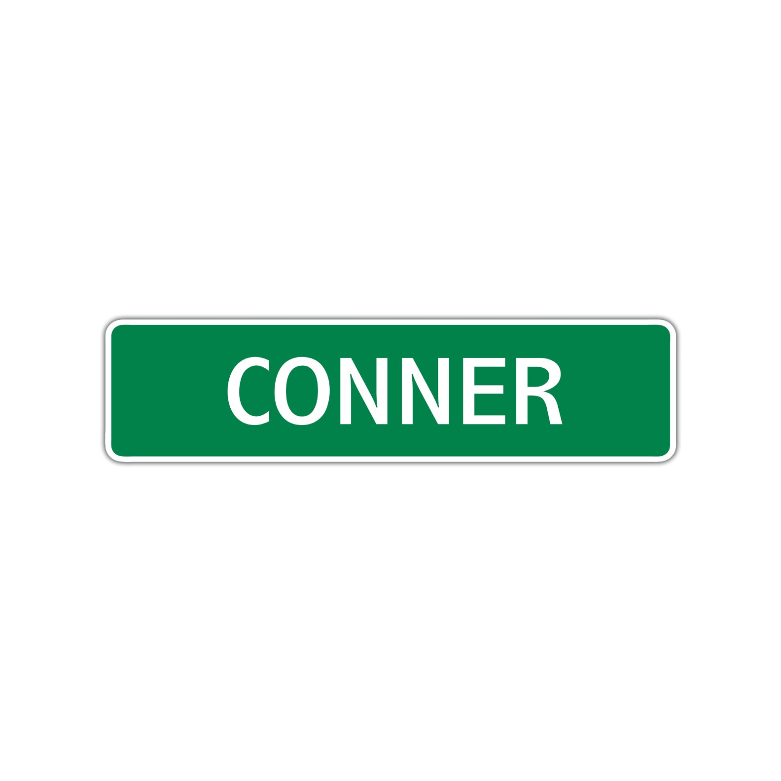 Conner Street Sign Children Name Room Plate