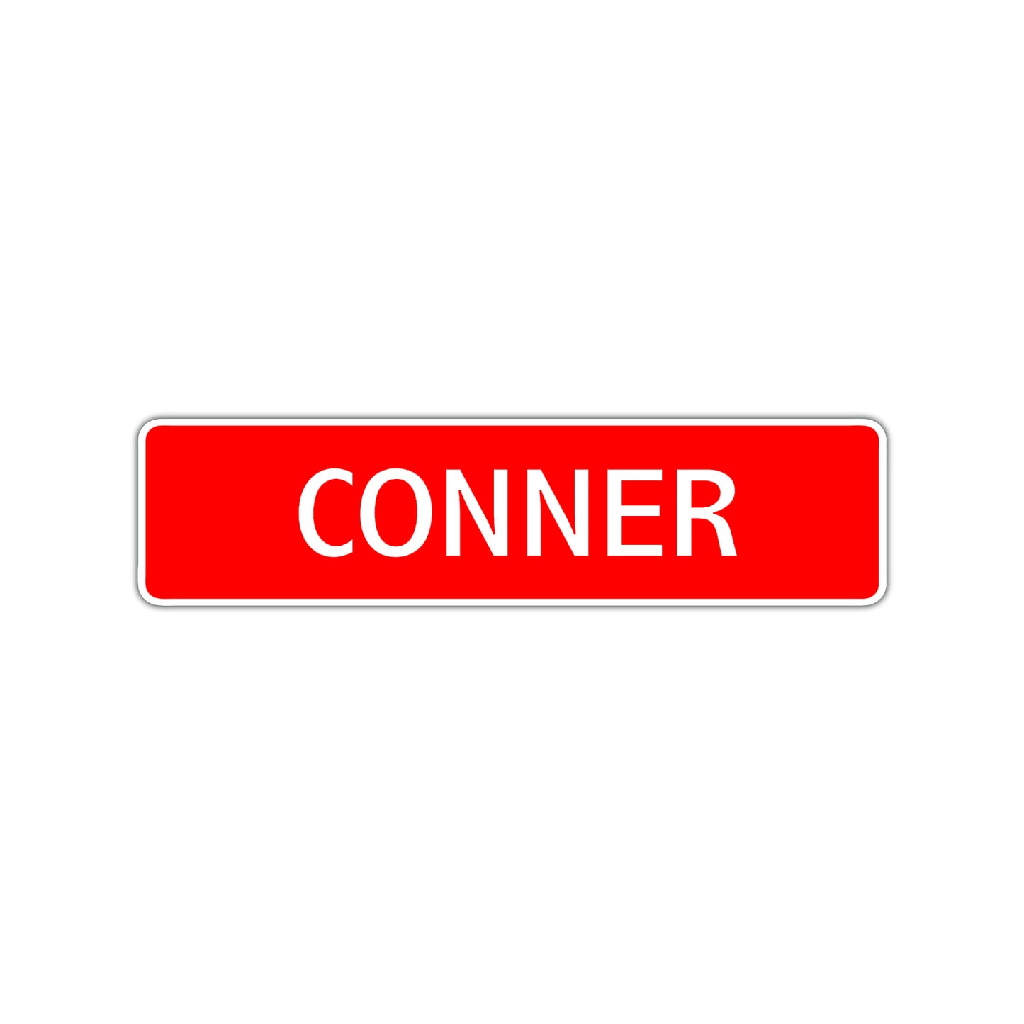 Conner Street Sign Children Name Room Plate