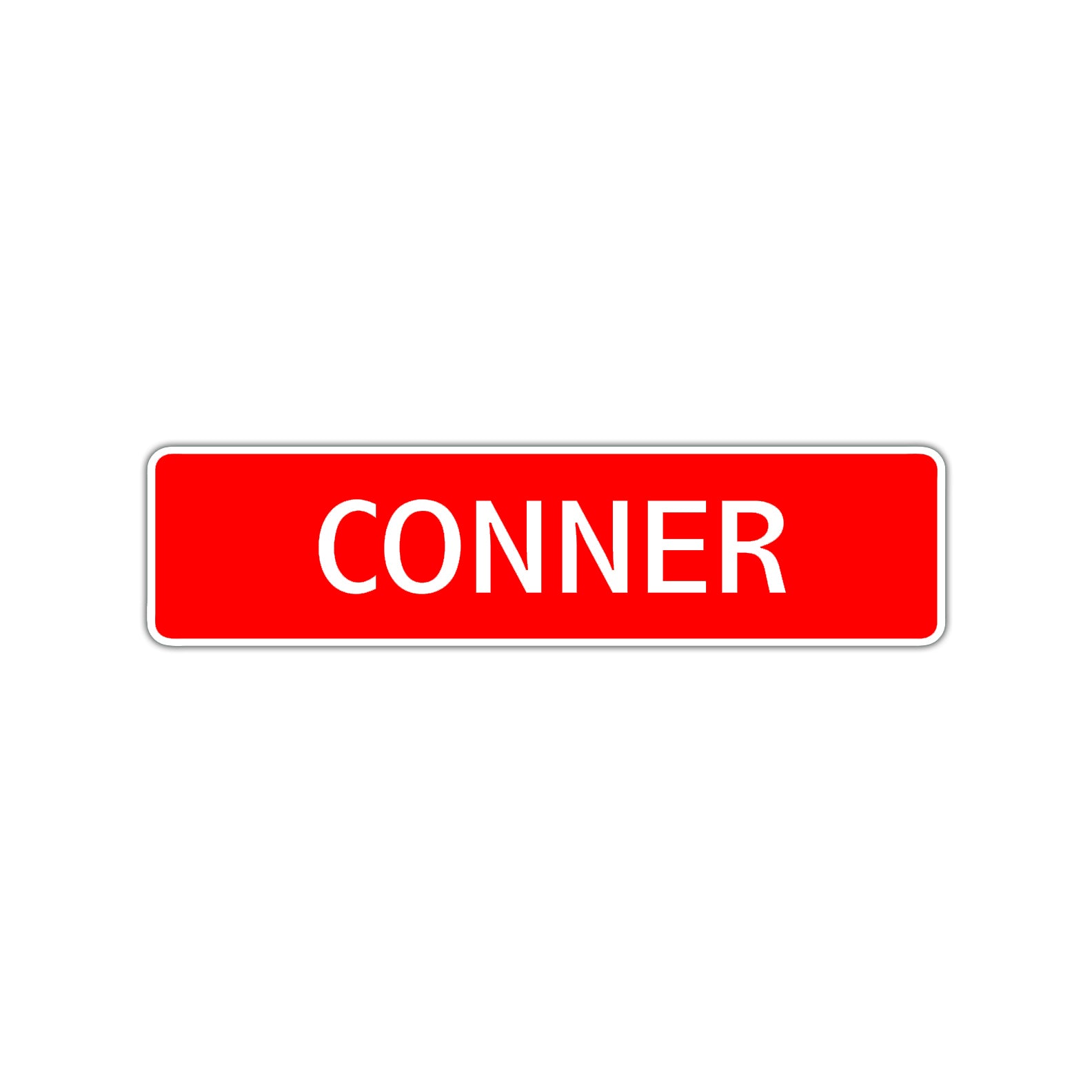 Conner Street Sign Children Name Room Plate