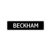 Beckham Street Sign Children Name Room Plate