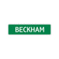 Beckham Street Sign Children Name Room Plate