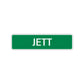 Jett Street Sign Children Name Room Plate