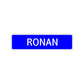 Ronan Street Sign Children Name Room Plate