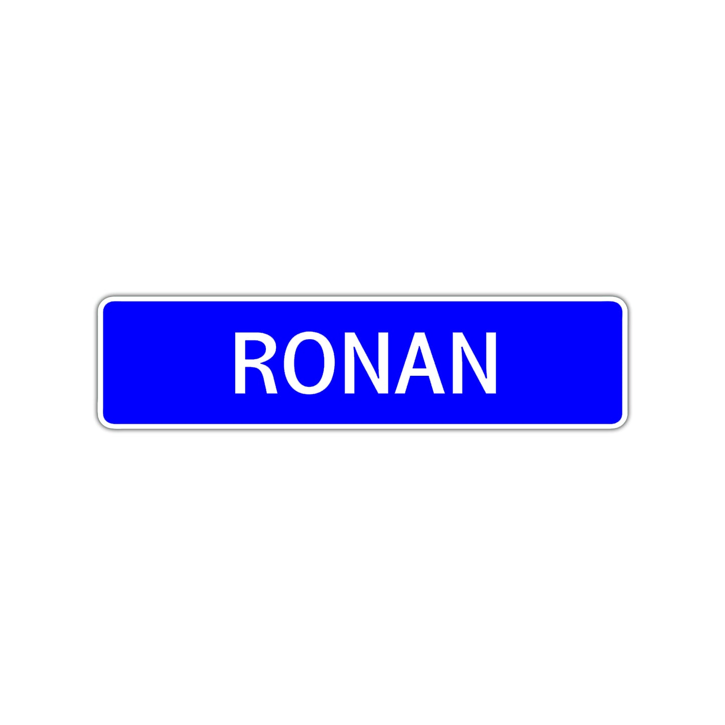 Ronan Street Sign Children Name Room Plate