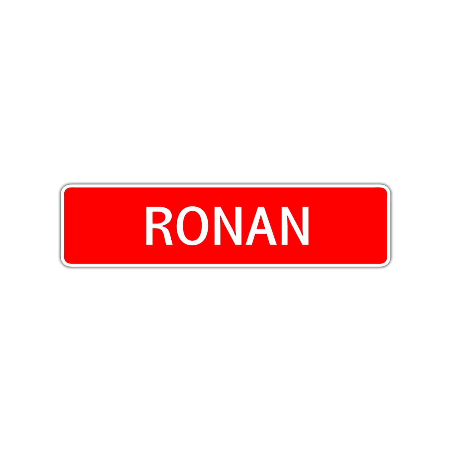 Ronan Street Sign Children Name Room Plate