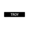 Troy Street Sign Children Name Room Plate