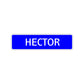 Hector Street Sign Children Name Room Plate