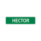 Hector Street Sign Children Name Room Plate
