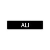 Ali Street Sign Children Name Room Plate