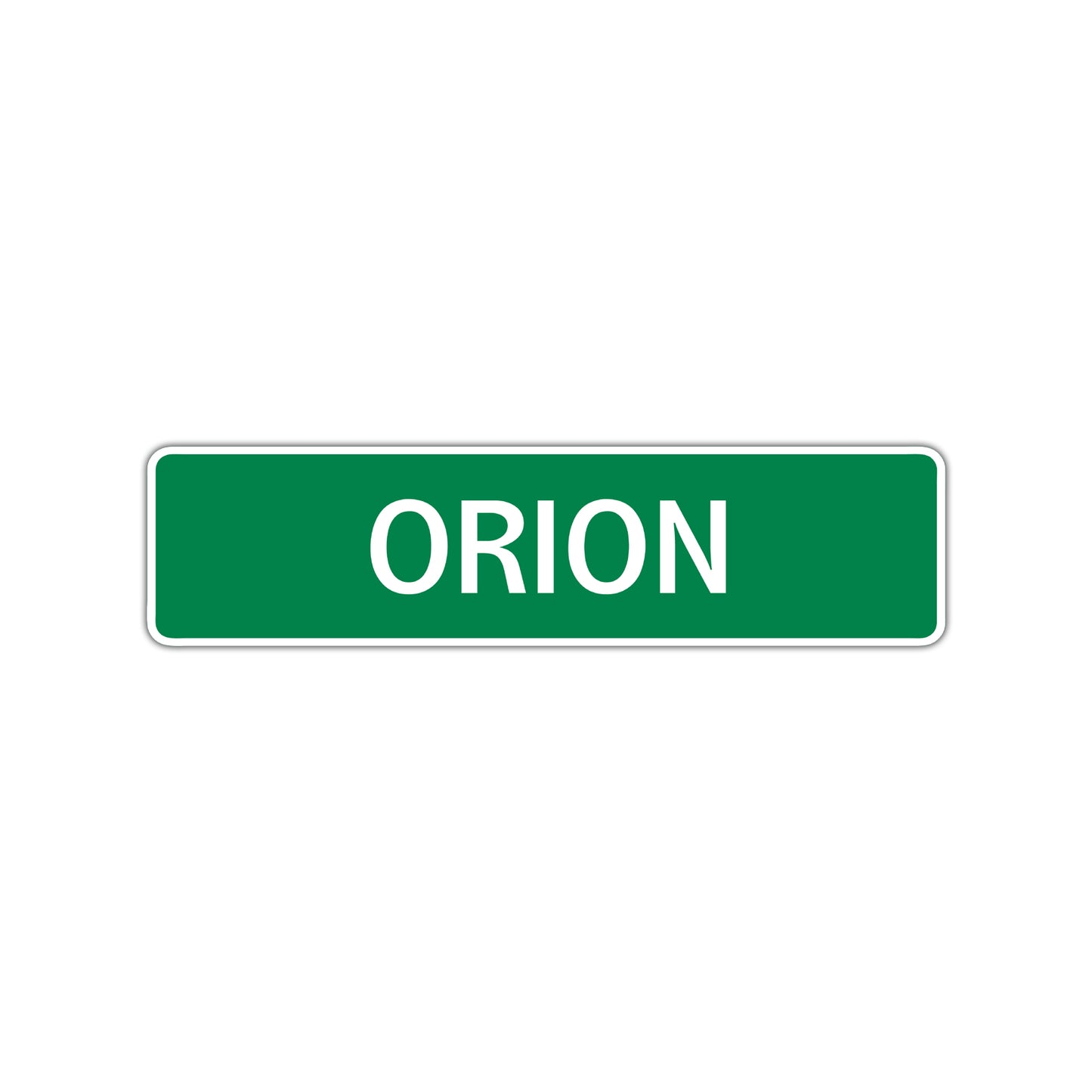 Orion Street Sign Children Name Room Plate