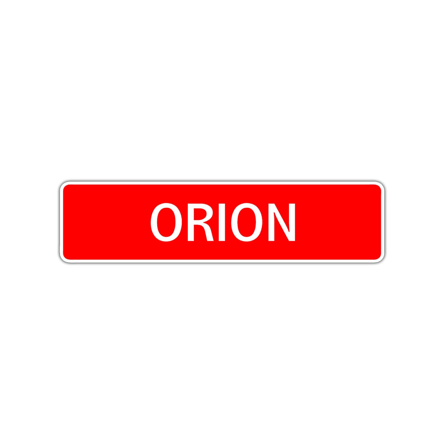Orion Street Sign Children Name Room Plate