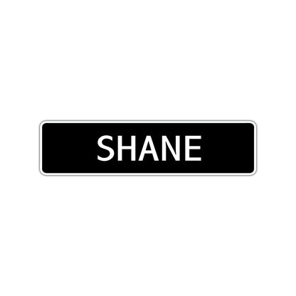 Shane Street Sign Children Name Room Plate