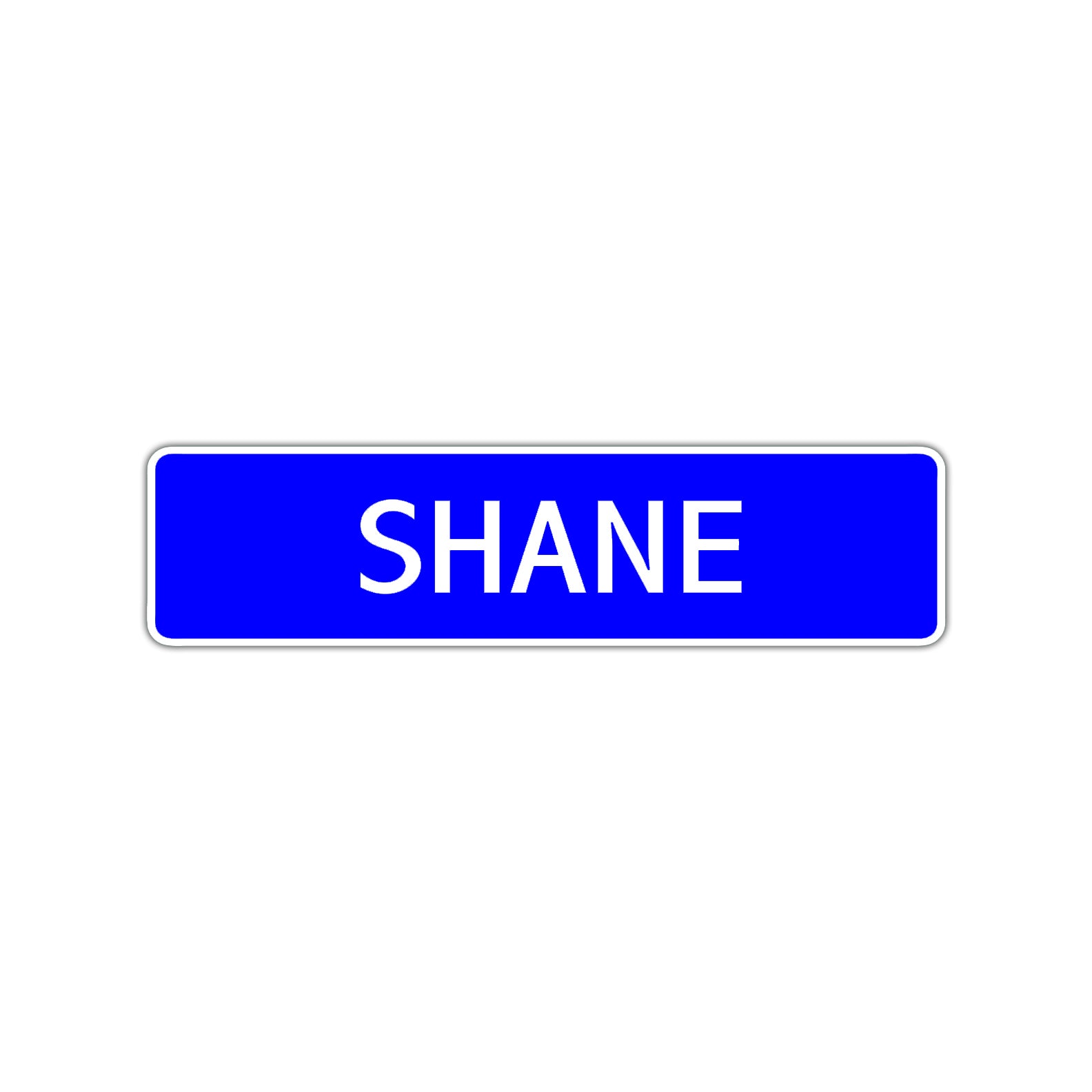 Shane Street Sign Children Name Room Plate