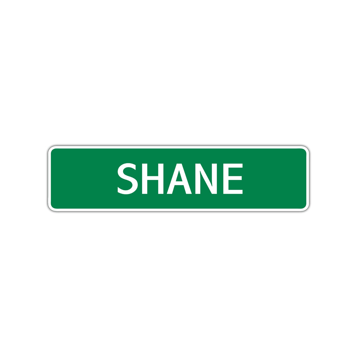 Shane Street Sign Children Name Room Plate