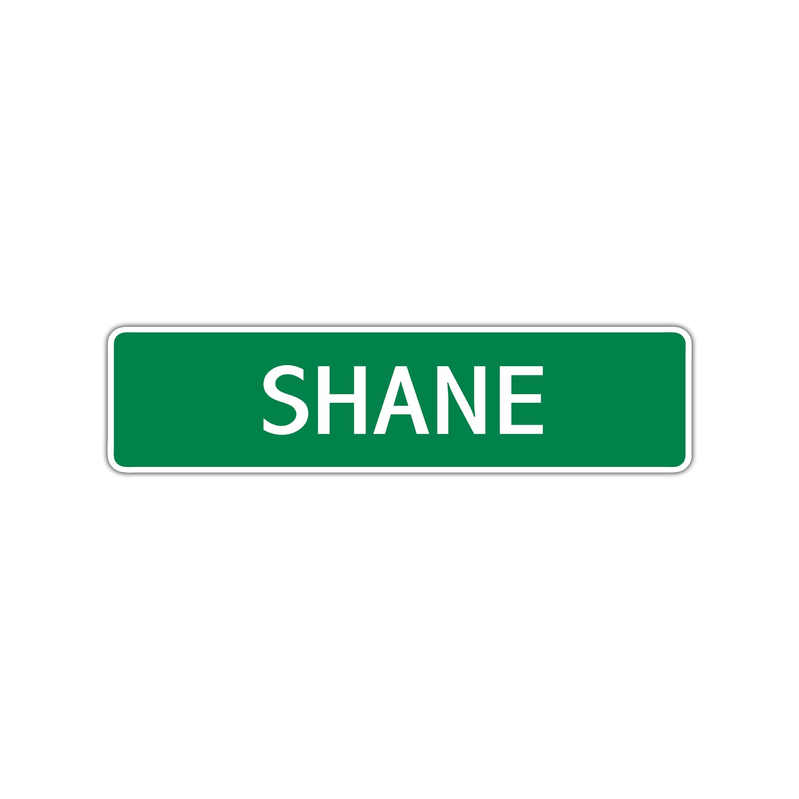 Shane Street Sign Children Name Room Plate