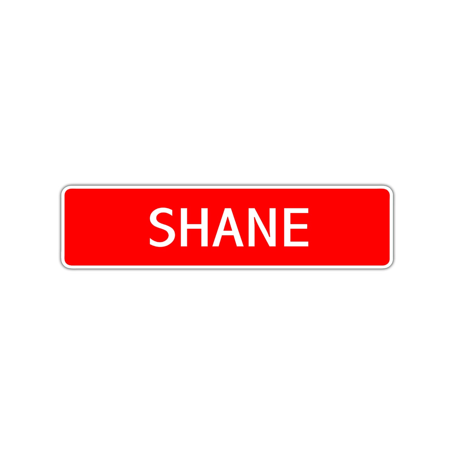 Shane Street Sign Children Name Room Plate