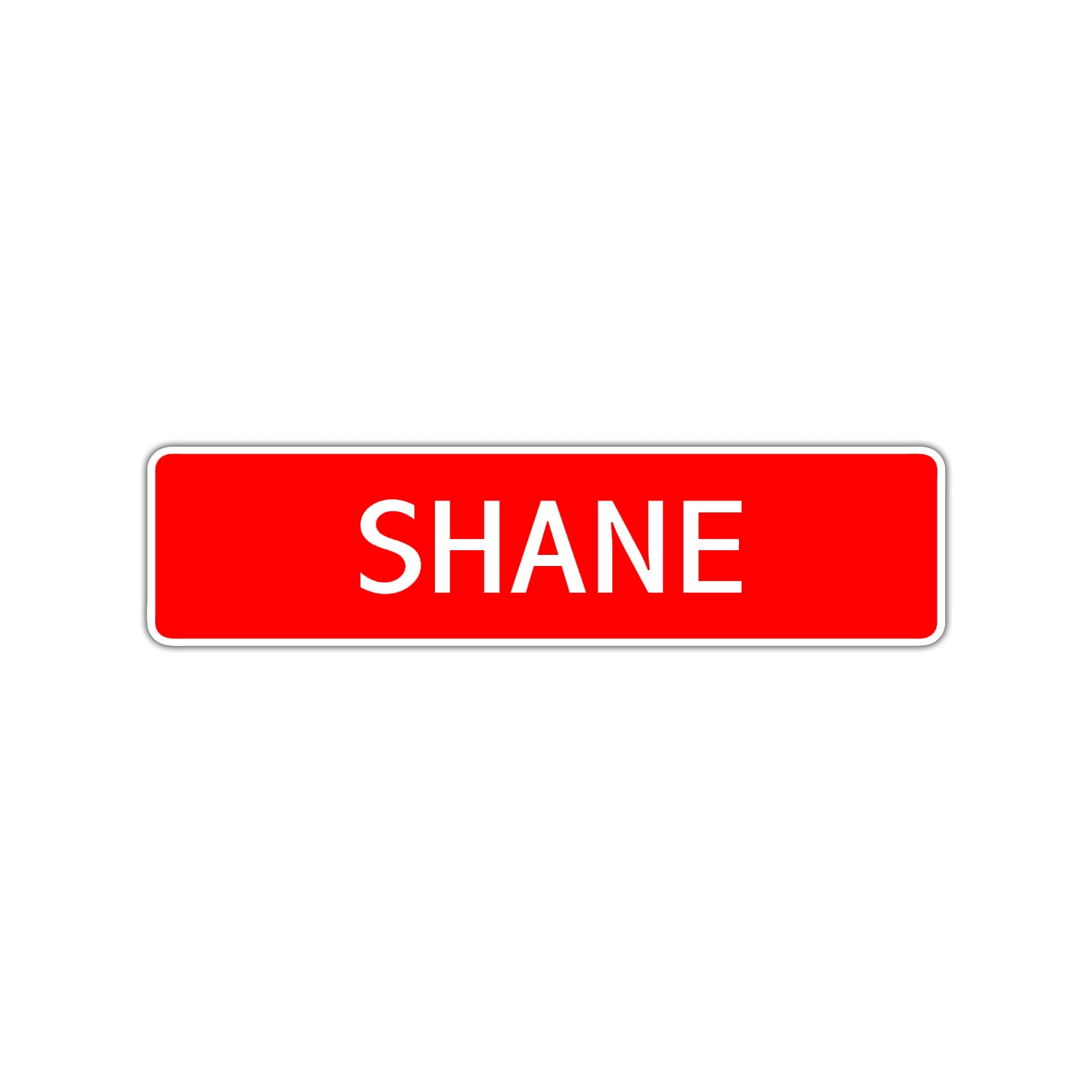 Shane Street Sign Children Name Room Plate