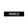 Marco Street Sign Children Name Room Plate