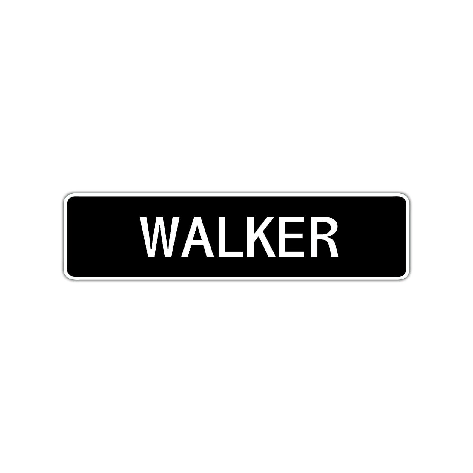 Walker Street Sign Children Name Room Plate
